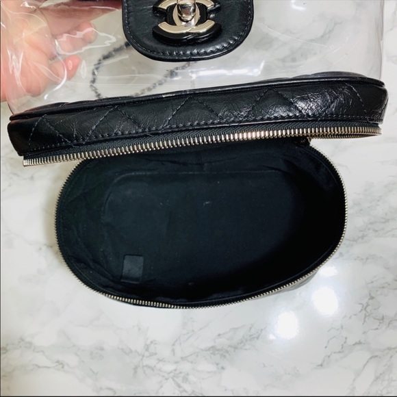 ❌SOLD❌CHANEL PVC Crumpled Calfskin Shoulder Bag - Picture 6 of 7